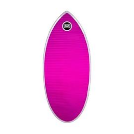 DB Skimboards Kids Grom Skimboard, Maple/Poplar Construction, 3D Rocker Pattern, Durable HPL Top & Bottom, EVA Foam Traction,Child Skimboard Made in The USA (Pink)