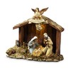 The San Francisco Music Box Company Nativity Stable with Holy