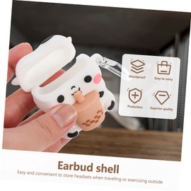 SUPVOX Wireless Earphone Case Cover for Cute Protective Earbud Shell Charging Port Easy to Install for Everyday Use