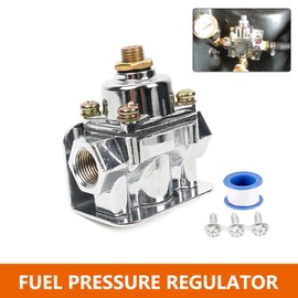 BARTOO Upgrade Fuel Pressure Regulator Carburetor Parts, 4 1/2 to 9 PSI, 3/8in NPT, 12-803