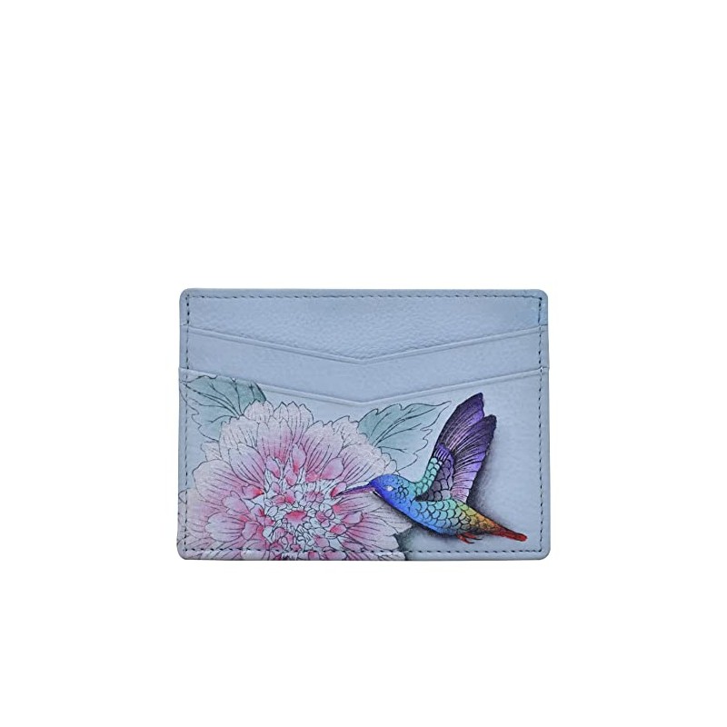 Anuschka Women’s Hand-Painted Genuine Leather Credit Card Case - Rainbow