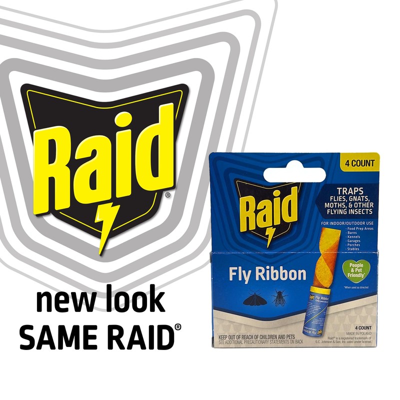 Raid FR3-RAID 4 Count Fly Catcher Ribbon (12-Pack)