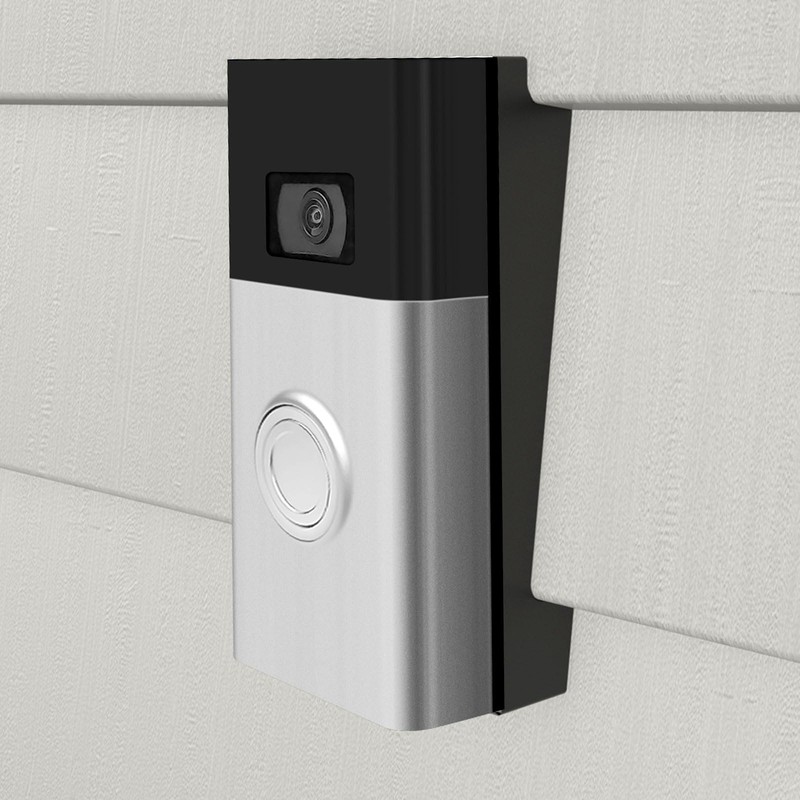 AMTHKNO Video Doorbell Vinyl Siding Mounting/Adapter Angle Adjustment Plate W/Hardware,