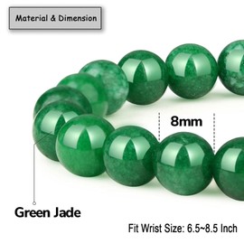 Funny Retirement Farewell Gifts for Women Coworkers Leaving Going Away Goodbye Gifts for Friends Green Jade Bracelet for Women Colleague