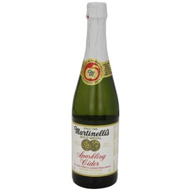 Martinelli's Gold Medal Sparkling Apple Cider Juice, 25.4 oz (8 Bottles)