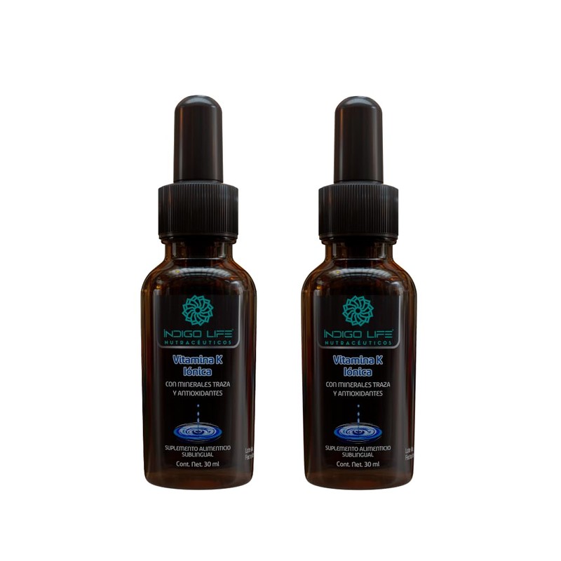 INDIGO LIFE NUTRACEUTICOS Pack Doble Vitamina K Ionizada – Equilibrio