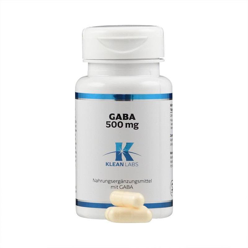 Klean Labs - GABA 500 mg - 60 Capsules -