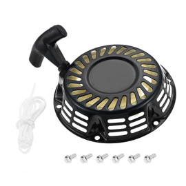 Hicello Recoil Pull Starter Powersports Starter Compatible with Predator 212cc 6.5HP Engine, Honda GX160/GX200 Engine Go Kart Pit Bike Generator Lawn Mower Parts 28400-ZH8-013ZA