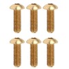 50Pcs Hex Socket Screws Half Round Head Pure Copper Hardware