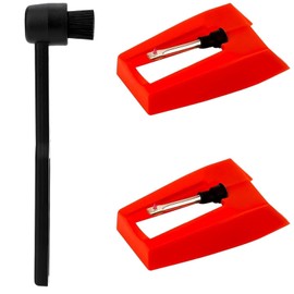 2pcs Record Player Needles,Record Player Needle Replacement,Durable Record Player Needle Replacement Accessories,Turntable Replacement Needle,Compatible for Vinyl Record Player, LP, Phonograph