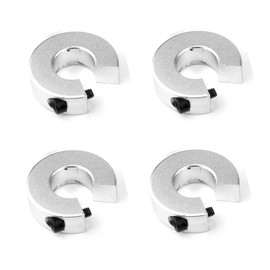 S SIENOC Pack of 4 SBR Linear Rail Stoppers SBR Rail Stopper for SBR16 Linear Rail CNC Parts Tool Shaft Limiter Mounting Ring Aluminium Alloy