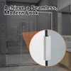 3" Shower Door Magnet Latch Replacement (with Metal Strike and