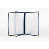 Ylittaa Menu Covers/Booklet, Triple Page, 3 Pockets, 6 View, for