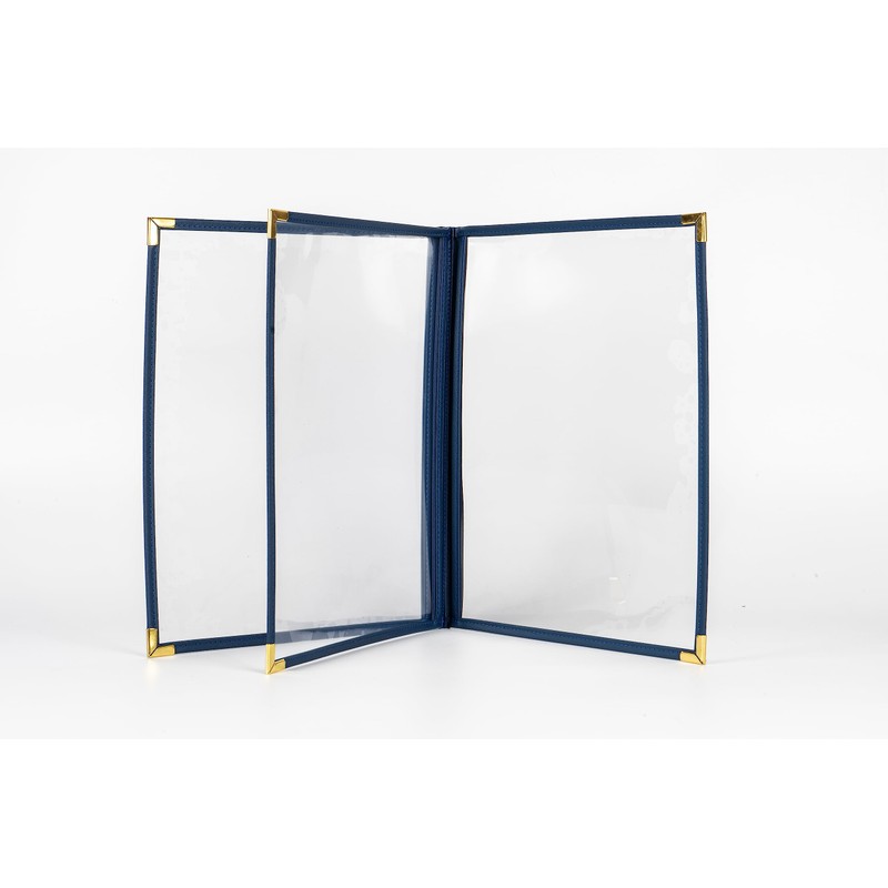 Ylittaa Menu Covers/Booklet, Triple Page, 3 Pockets, 6 View, for