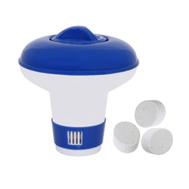 HAF® Pool Dosing Float / Doser for 20 g Chlorine and Bromine Tablets I Optimal Pool Care Thanks to Adjustable Dosing Opening in 4 Levels Depending on Dosage Quantity I Chlorine Float for Swimming Pool