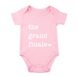OYQA The Grand Finale Baby Bodysuit Last Baby Bodysuit Baby Announcement Bodysuit Baby Coming Soon Bodysuit Infant Newborn