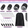 JOISHOP 50pcs Hair Rollers with Clips, Jumbo Large Medium Small
