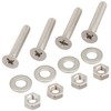 4 x 25 Stainless Steel Small Screw Dish (HP) 84417