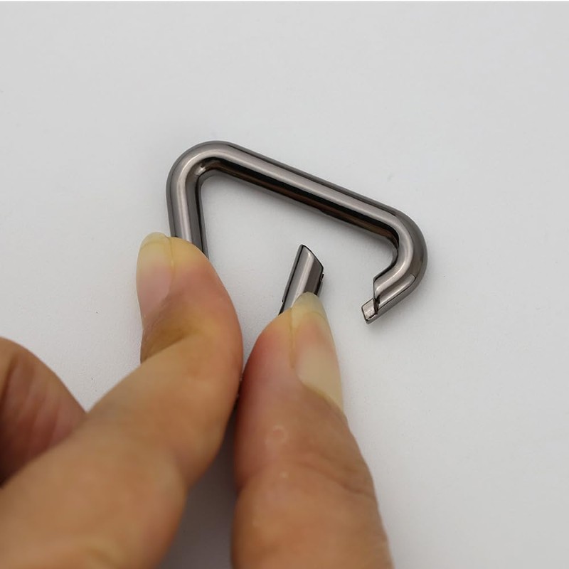Triangle Key Ring, Spring Snap Clip Hook Trigger Keychain Kettle