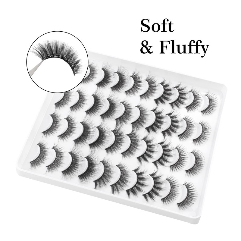 False Eyelashes 3D Artificial Eyelashes Natural Fake Lashes 5 Different