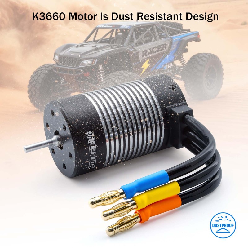 Surpass 3660 1750kv brushless Motor 4 Pole for 1/10 RC