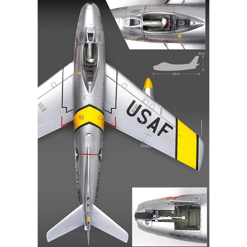 Academy 120116 492234 1/48 F-86F Huff, Various, Medium