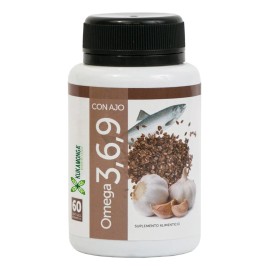 Omega 3, 6, 9 Con Ajo 60 Cpsulas Sin sabor Mejora la energa y vitalidad, favoreciendo un estado de salud genera lFortalece el sistema inmunolgico...  
