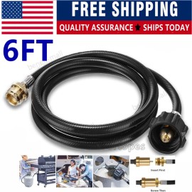 Unbranded Propane Adapter Hose LP Tank 1lb to 20lb Converter QCC1 For Mr. Heater Big Buddy