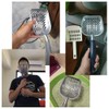 QIYADIN Cat Litter Scoop with Long Handle, Non Stick Plated