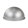 PME BALL084 Aluminium Eloxiert Kuchenform-8" x 4", silber, Large