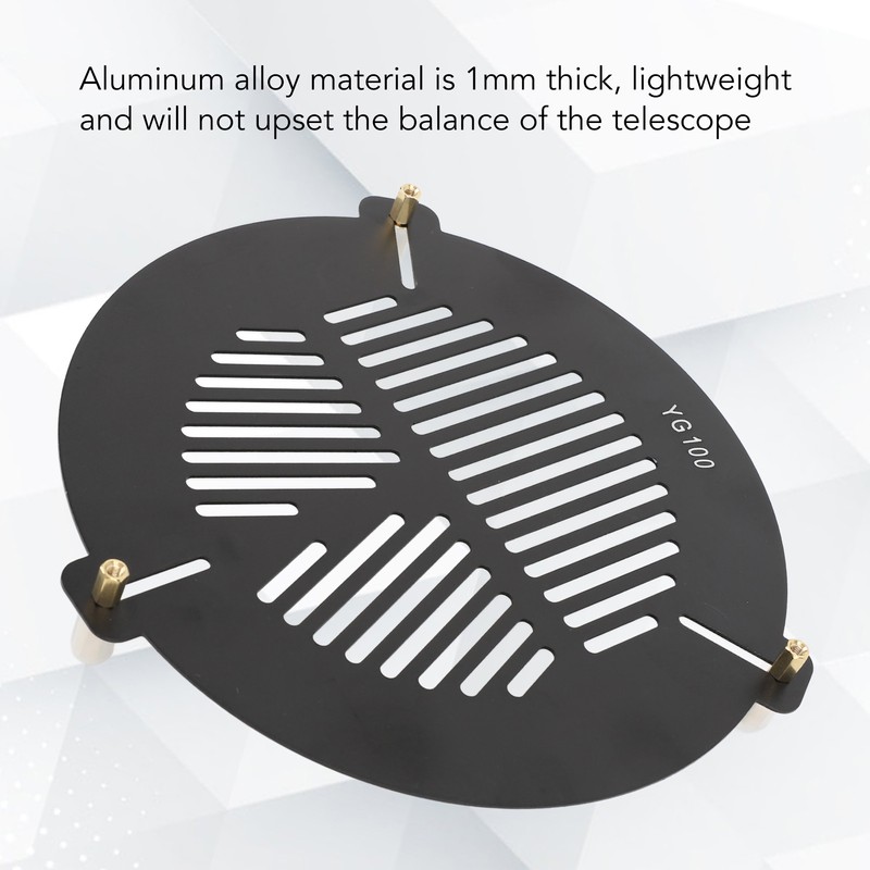 Telescope Focusing Mask Aluminum Alloy Lightweight Focusing Fishbone Plate for