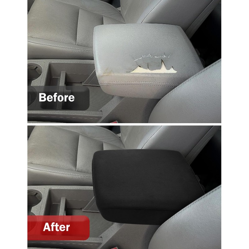 KBH Center Console Armrest Cover for 2006-2014 Honda Ridgeline, PU