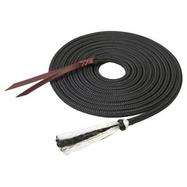 Weaver Leather Silvertip Tree Line Mecate , Black, 1/2-Inch x 22-Feet