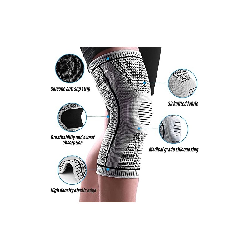 SPAYEIM 2 rodilleras de compresión Ultra Knee Elite - Rodillera