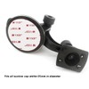 2 Pcs 95mm Adhesive Dashboard Mat Mounting Disc,3.74" Universal Suction