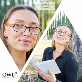 OWL 5 Pack Reading Glasses Womens Colorful Assorted Readers 1.75