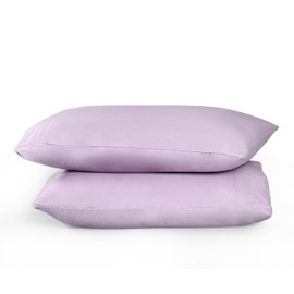 Home Beyond & HB design - 2-Pack Premium Pillowcase Set (King Size, 20x40-Inch, Lavender) - Super Soft Microfiber Bed Pillow Covers with Envelop Closure - Wrinkle and Fade Resistant Pillow Cases