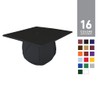 Class Act Graduation Adult Unisex Matte Graduation Cap, White