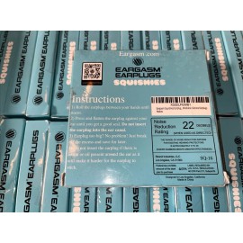 Eargasm Smaller Ears Earplugs for Concerts Musicians Motorcycles