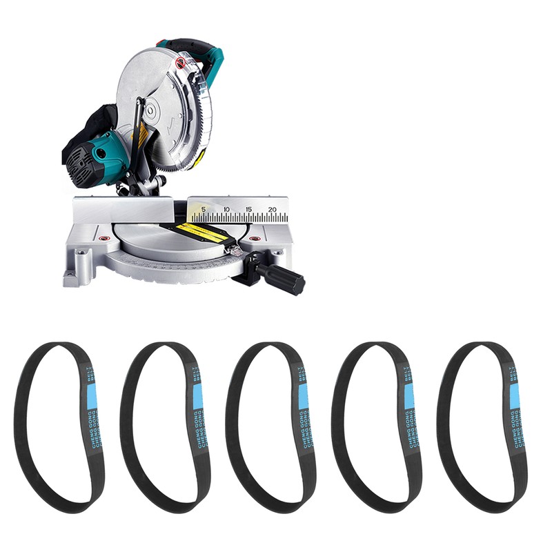 5Pcs Transmission Rubber Belt Industrial 255 Aluminum Sawing Cutting Machine