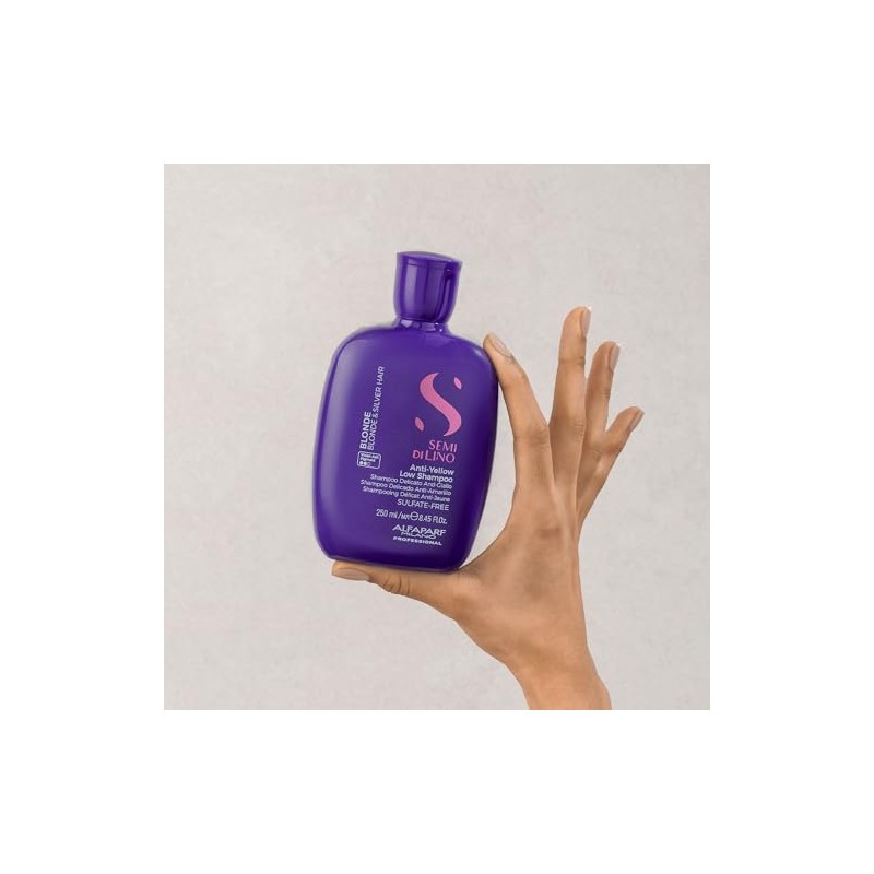 Anti-Yellow Low Shampoo - Champú delicado neutralizador de reflejos amarillentos