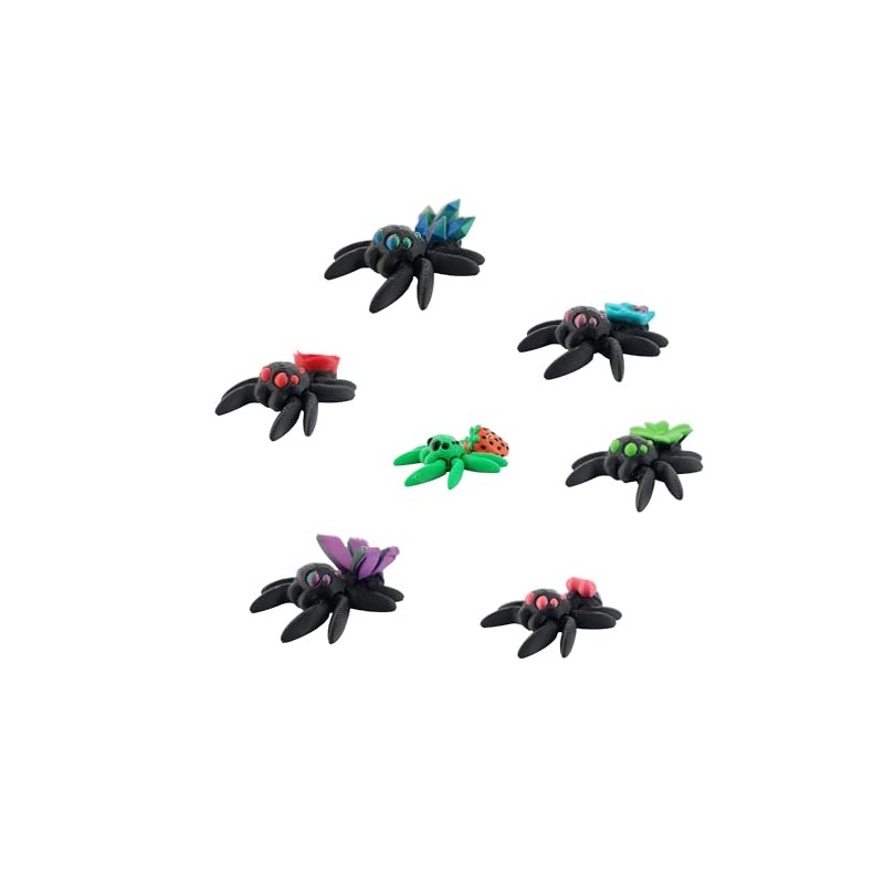 3D Printed Spider Mystery Pack - Collectible Fidget Toys (10