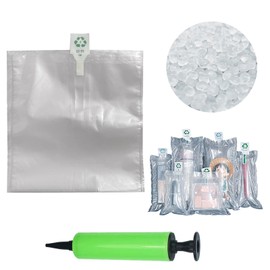 OULIGET Packaging Air Bags,Inflatable Air Packaging Protector Bag Foam Pouches,Bubble Cushioning Wrap,Cushion Foam Pouch for Moving,8x8 Inches,50 Pieces