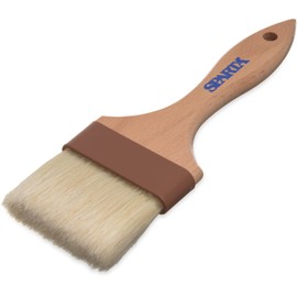 Carlisle 4037500 Sparta Wide Flat Basting Brush with Boars Bristles, 3"