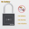 Battery Free Smart Padlock,Keyless Smart Lock, Electronic Lock,Smart Outdoor Lock,