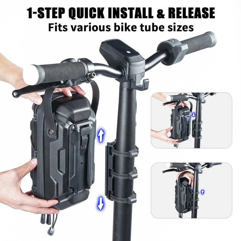 CHICLEW 3L Electric Scooter Bag, Waterproof Scooter Storage Bag with