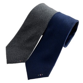 Yejak 대구백화점 예작투톤 조직감에 3도 바 포인트 넥타이(YJEFF3925) Daegu Department Store Yezak Two-Tone Texture 3-Color Bar Point Tie (YJEFF3925)