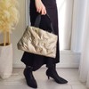 DIVA Rose Women's Tote Bag, Quilted Bag, Large Capacity, Mother's