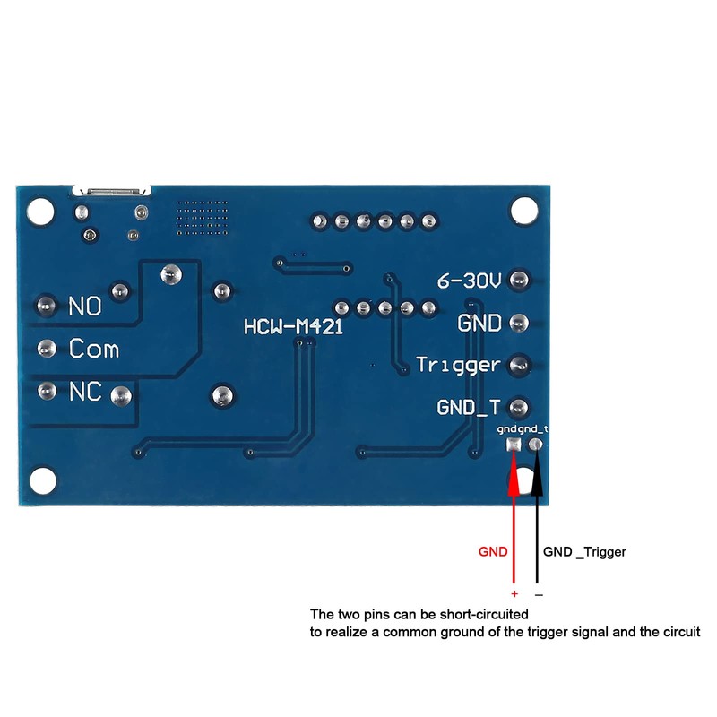 DIANN 2pcs DC 6V-30V Timer Relay Module Trigger Cycle Delay
