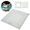 2Pcs Quilting Ruler Square Acrylic DIY Cloth Patch‑Work for Measuring